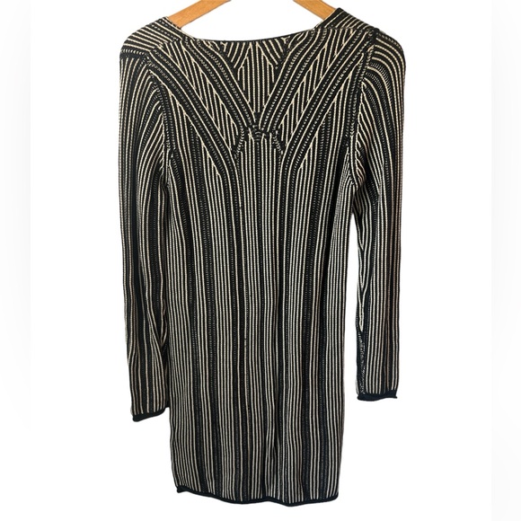 NWT MSSP Max Studio knit striped midi dress in size medium - Picture 2 of 8